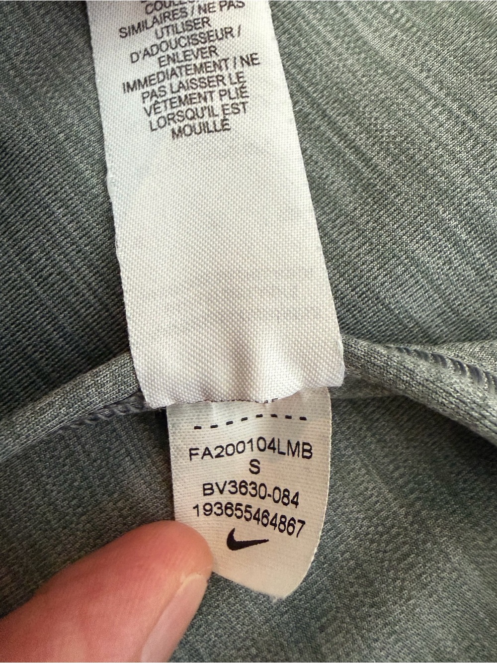 Nike Dri-FIT Medium Support Sports Bra Gray Size Small - Picture 6 of 6